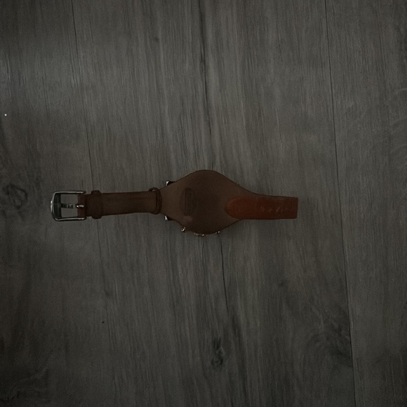 Fossil watch. Leather band. Camel color - Picture 3 of 4